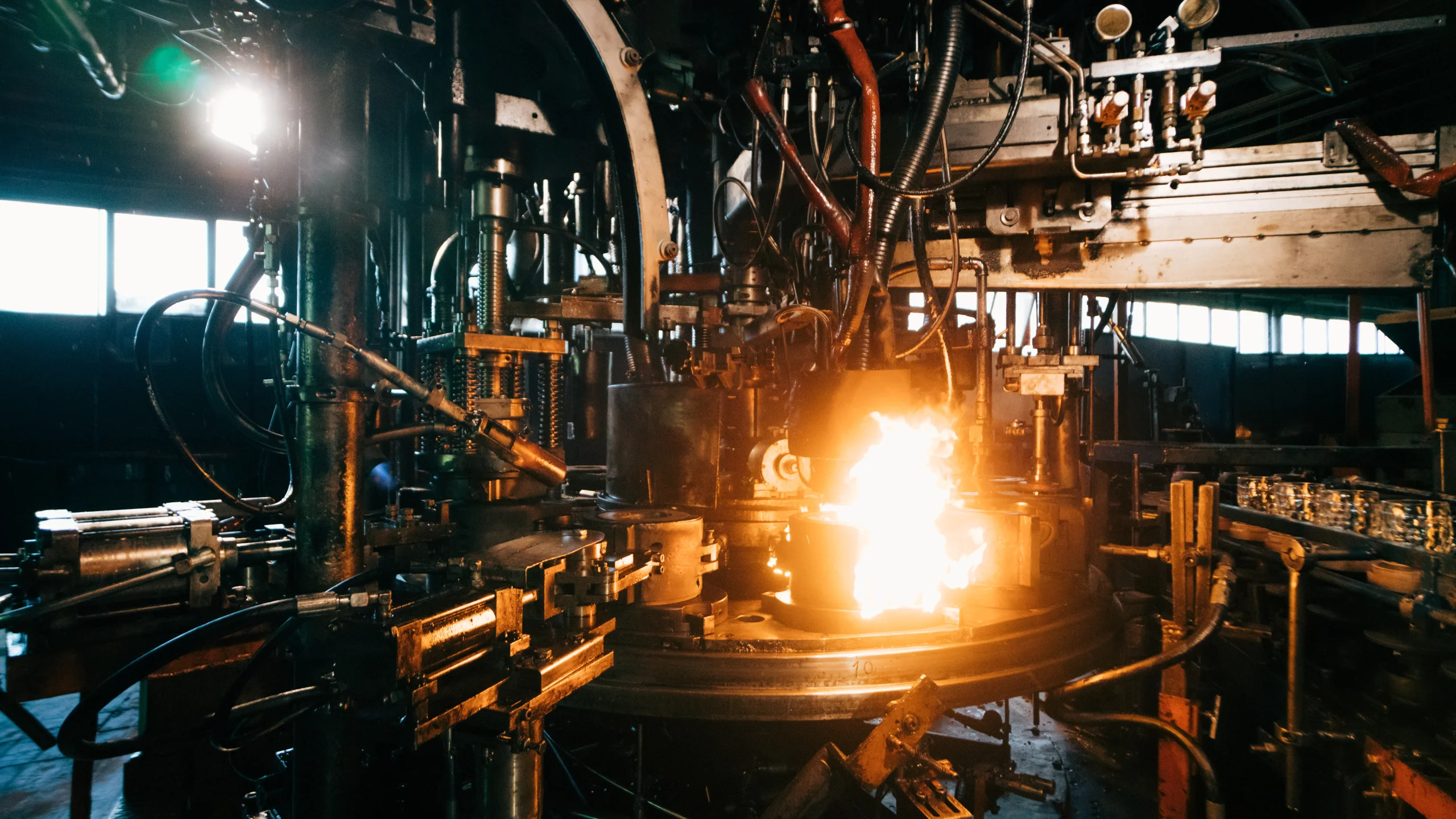 Máquina de extracção de vidro